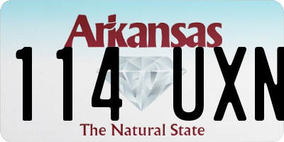 AR license plate 114UXN