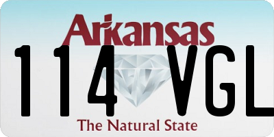 AR license plate 114VGL