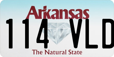 AR license plate 114VLD