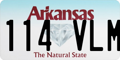 AR license plate 114VLM