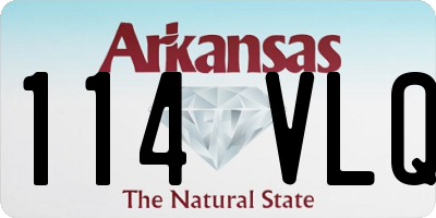 AR license plate 114VLQ