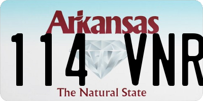 AR license plate 114VNR