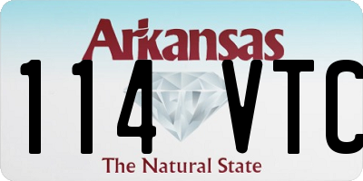 AR license plate 114VTC