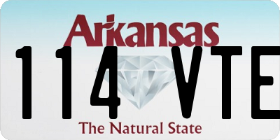 AR license plate 114VTE