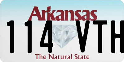 AR license plate 114VTH