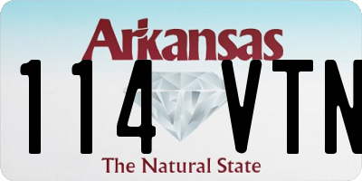 AR license plate 114VTN