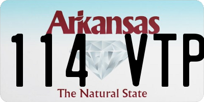 AR license plate 114VTP