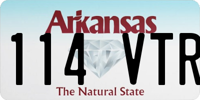 AR license plate 114VTR