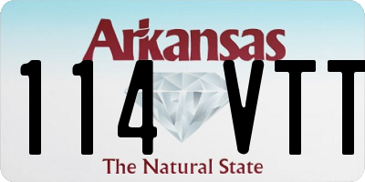 AR license plate 114VTT