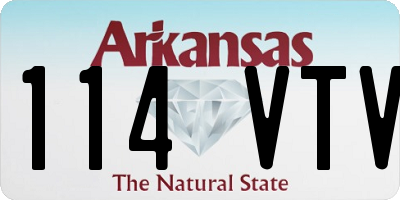AR license plate 114VTV