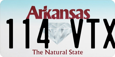 AR license plate 114VTX