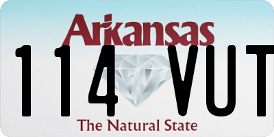 AR license plate 114VUT