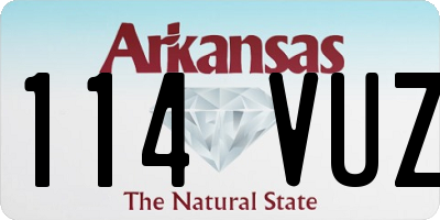 AR license plate 114VUZ