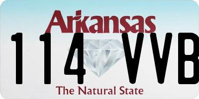 AR license plate 114VVB