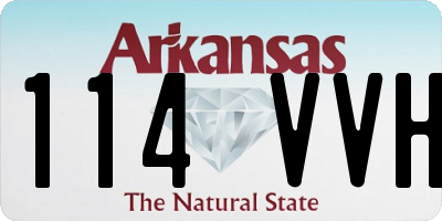 AR license plate 114VVH