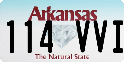 AR license plate 114VVI