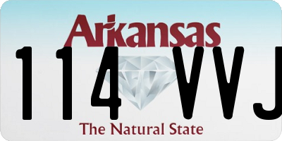 AR license plate 114VVJ