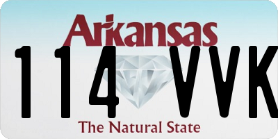 AR license plate 114VVK