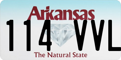 AR license plate 114VVL