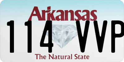 AR license plate 114VVP