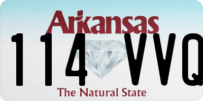 AR license plate 114VVQ