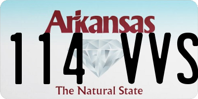 AR license plate 114VVS