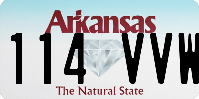 AR license plate 114VVW