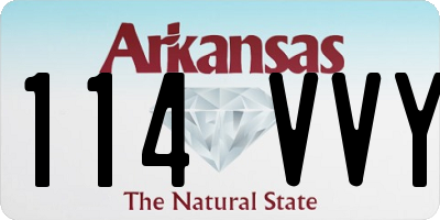 AR license plate 114VVY