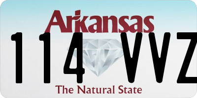 AR license plate 114VVZ