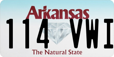 AR license plate 114VWI