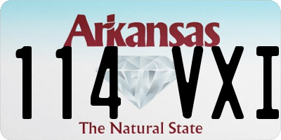 AR license plate 114VXI