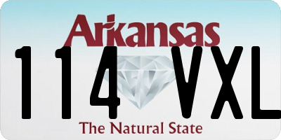 AR license plate 114VXL