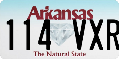 AR license plate 114VXR