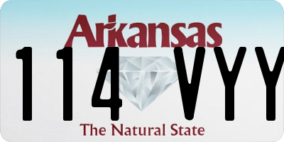 AR license plate 114VYY