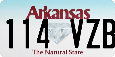 AR license plate 114VZB