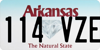 AR license plate 114VZE