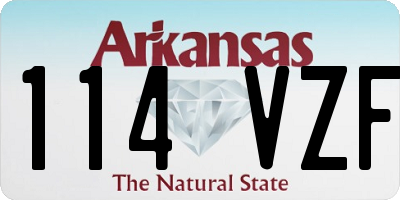 AR license plate 114VZF