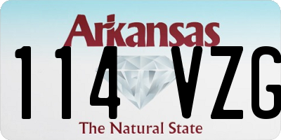 AR license plate 114VZG