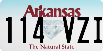 AR license plate 114VZI
