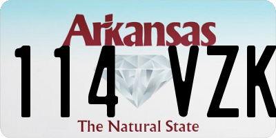 AR license plate 114VZK