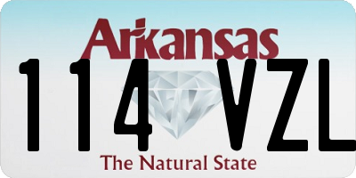 AR license plate 114VZL
