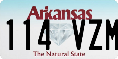 AR license plate 114VZM