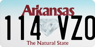 AR license plate 114VZO