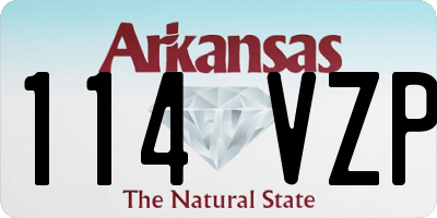AR license plate 114VZP