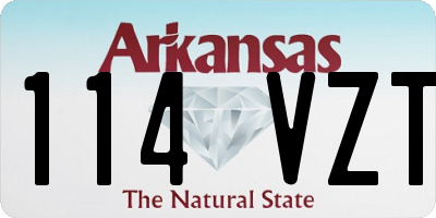 AR license plate 114VZT