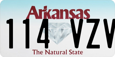 AR license plate 114VZV