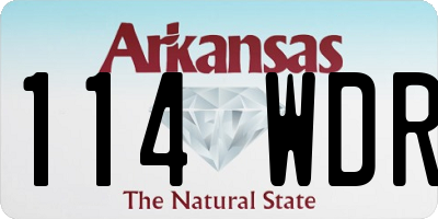 AR license plate 114WDR