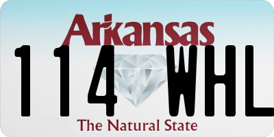 AR license plate 114WHL