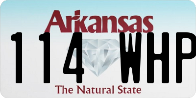 AR license plate 114WHP