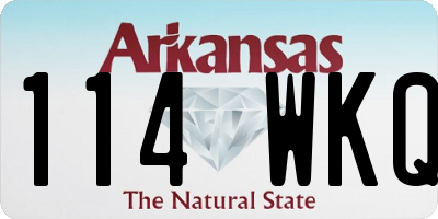 AR license plate 114WKQ